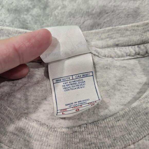 Vintage NASA Kennedy Space Center T Shirt Tee Adult Sz Large Gray Rocket Apollo - Picture 3 of 5